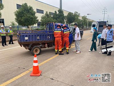 广昌县成功举行2023年道路交通事故应急处置演练 检验部门联动能力